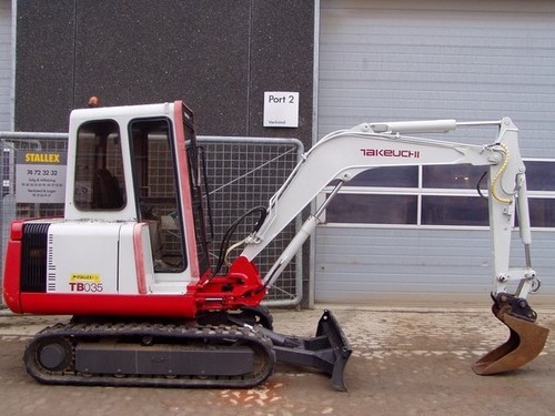 Product picture Takeuchi TB035 Compact Excavator Parts Manual DOWNLOAD (SN: 135001-1358193)