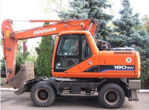 Product picture Doosan Daewoo Solar 180W-V Wheel Excavator Service Repair Workshop Manual DOWNLOAD