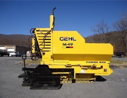 Product picture Gehl 1639 / 1649 Power Box Self-Propelled Paver Parts Manual DOWNLOAD