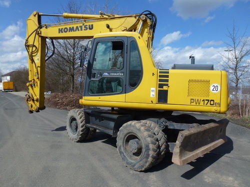 Product picture Komatsu PW170ES-6K Hydraulic Excavator Operation & Maintenance Manual Download (SN: K34001 and up)