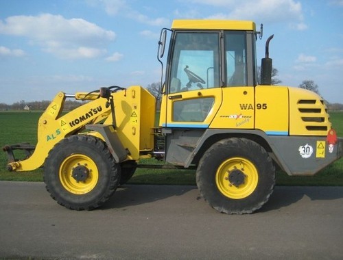 Product picture Komatsu WA95-3 Wheel Loader Operation & Maintenance Manual Download (SN: HA980376 and up)