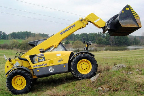 Product picture Komatsu WH609-1, WH613-1, WH713-1, WH714-1, WH714H-1, WH716-1 Telescopic Handler Service Repair Workshop Manual DOWNLOAD