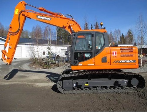 Product picture Doosan Daewoo DX160LC Excavator Parts Manual DOWNLOAD