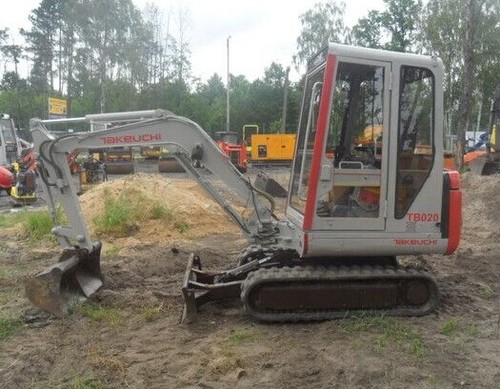 Product picture Takeuchi TB020 Compact Excavator Parts Manual DOWNLOAD (SN: 1205001-1205750) 