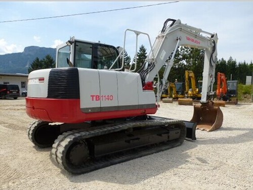 Product picture Takeuchi TB1140 Hydraulic Excavator Parts Manual DOWNLOAD (SN: 51420001 and up)