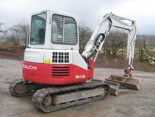 Product picture Takeuchi TB153FR Compact Excavator Parts Manual DOWNLOAD (SN: 15830001 and up)