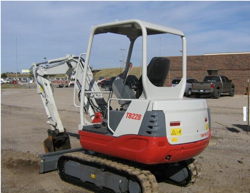 Product picture Takeuchi TB228 Mini Excavator Parts Manual DOWNLOAD (SN 122800001 and up)