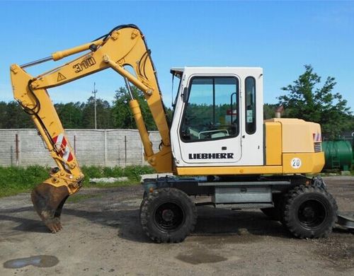 Product picture Liebherr A310 Wheel Excavator Operation & Maintenance Manual DOWNLOAD ( Serial Number: 101-1000 )