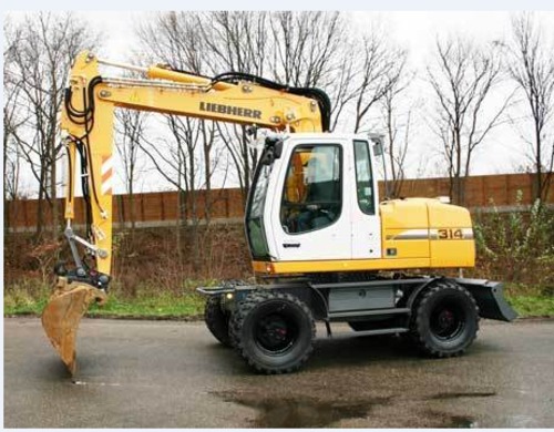 Product picture Liebherr A314 Litronic Wheel Excavator Operation & Maintenance Manual DOWNLOAD ( From Serial Number: 25600 )