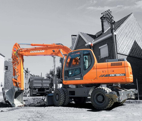 Product picture Doosan DX190W Wheel Excavator Service Repair Workshop Manual DOWNLOAD