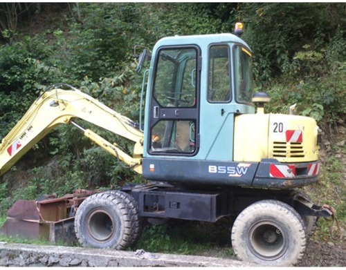 Product picture Yanmar B55 W Wheel Excavator Operation & Maintenance Manual DOWNLOAD