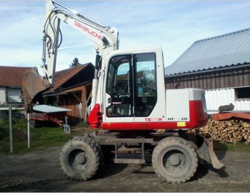 Product picture Takeuchi TB070W Compact Excavator Service Repair Workshop Manual DOWNLOAD