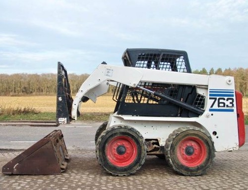 Product picture Bobcat 763, 763 HIGH FLOW Skid Steer Loader Service Repair Workshop Manual DOWNLOAD 