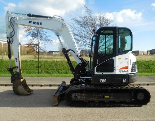 Product picture Bobcat E80 Compact Excavator Service Repair Workshop Manual DOWNLOAD (S/N AETB11001 & Above, S/N AET311001 & Above)